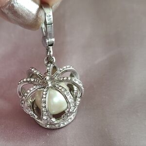 Vintage Juicy Couture Pearl Crown Charm